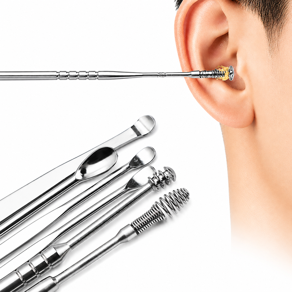 6PCS Spiral Ear Cleaning Tool Kit