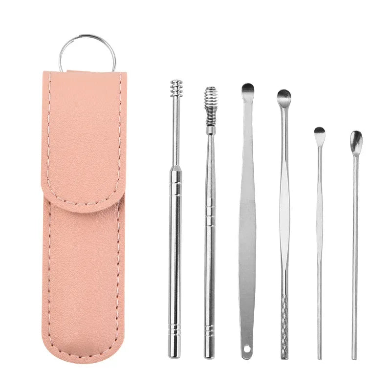 6PCS Spiral Ear Cleaning Tool Kit