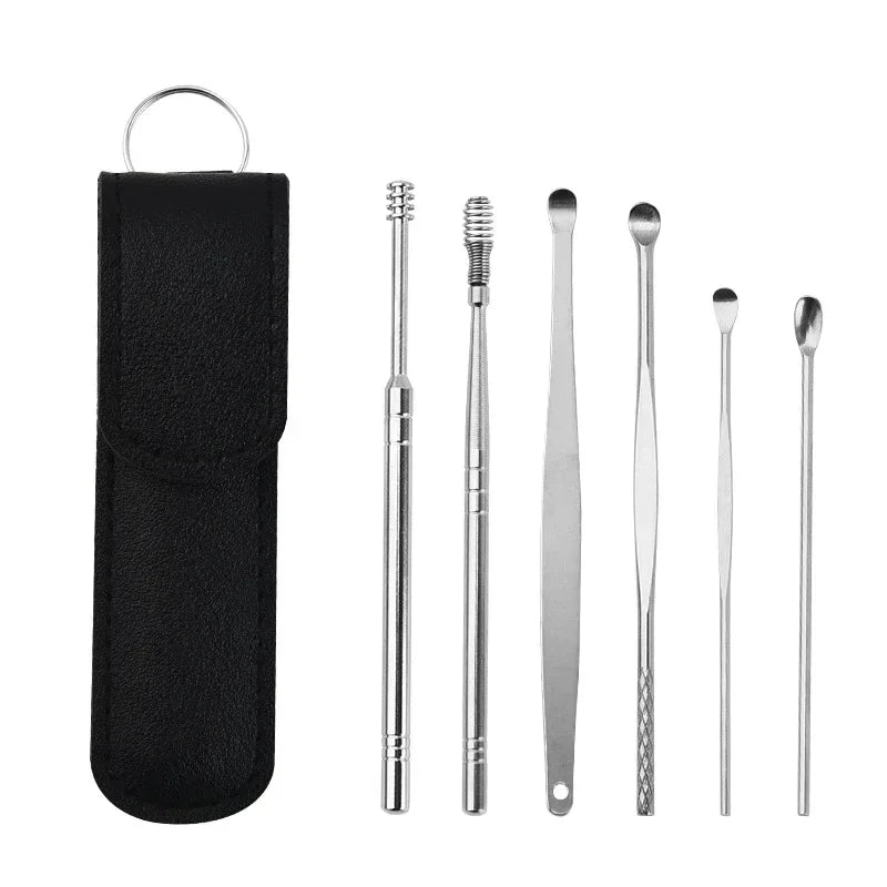 6PCS Spiral Ear Cleaning Tool Kit