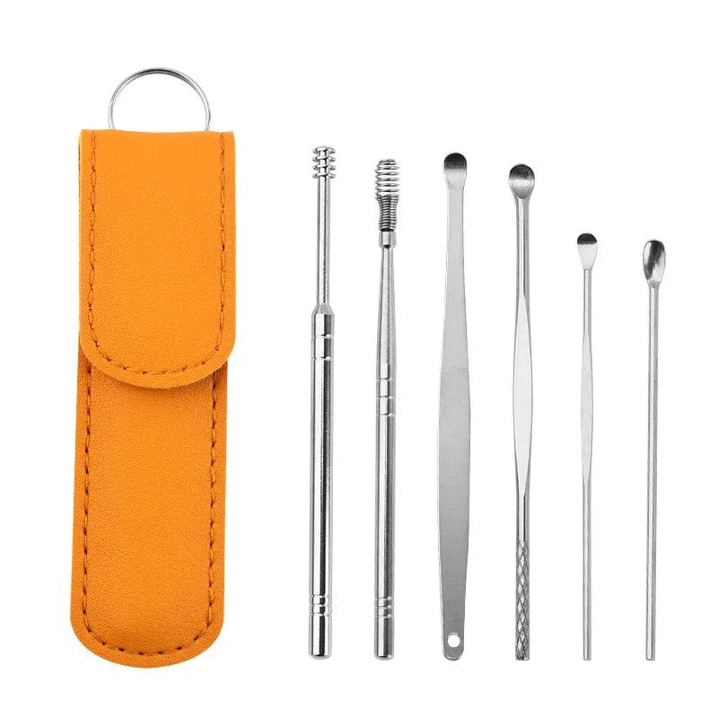 6PCS Spiral Ear Cleaning Tool Kit