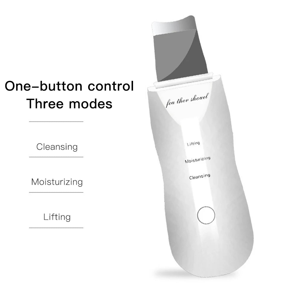 UltraGlow Skin Scrubber – Ultrasonic Deep Cleansing & Facial Care Device