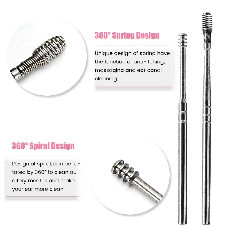 6PCS Spiral Ear Cleaning Tool Kit