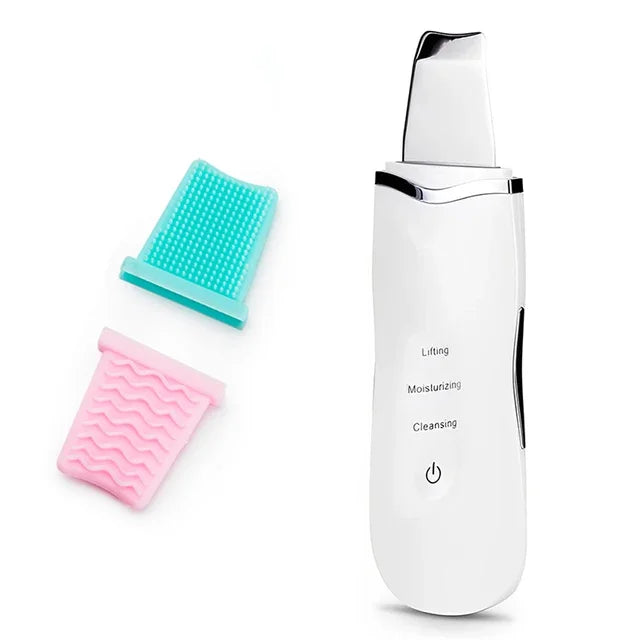 UltraGlow Skin Scrubber – Ultrasonic Deep Cleansing & Facial Care Device