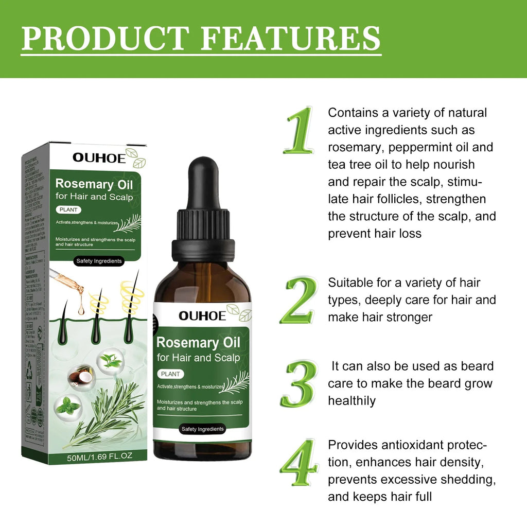 Hair Growth & Strengthening Rosemary Oil