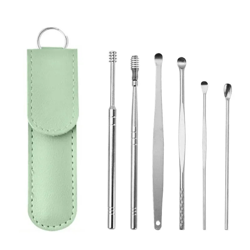 6PCS Spiral Ear Cleaning Tool Kit
