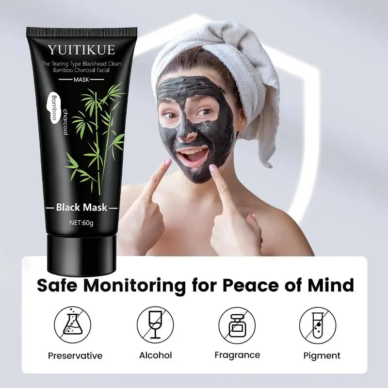 Bamboo Charcoal Blackhead Peel Mask