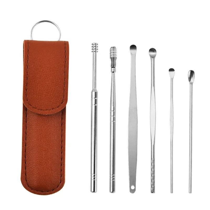 6PCS Spiral Ear Cleaning Tool Kit