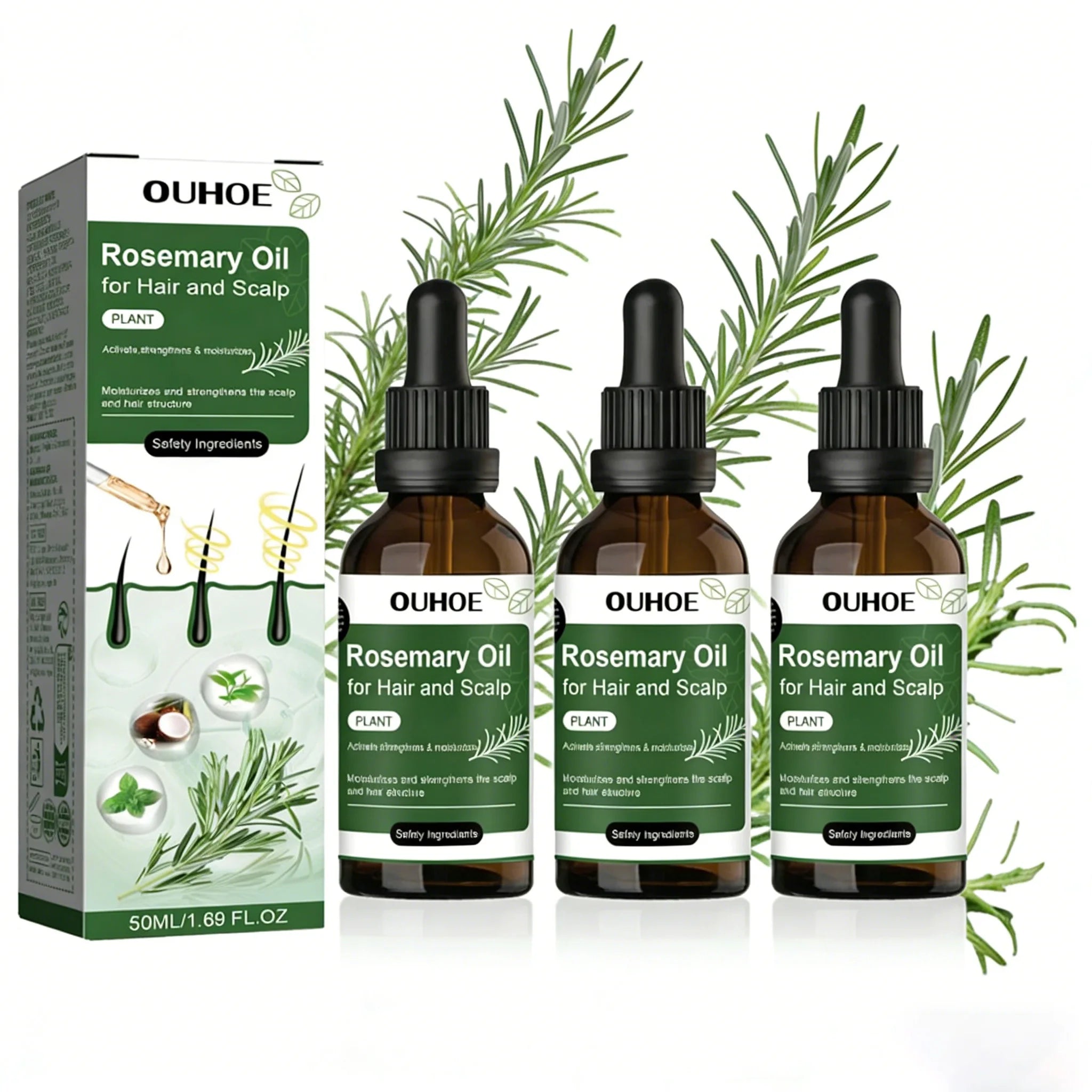 Hair Growth & Strengthening Rosemary Oil
