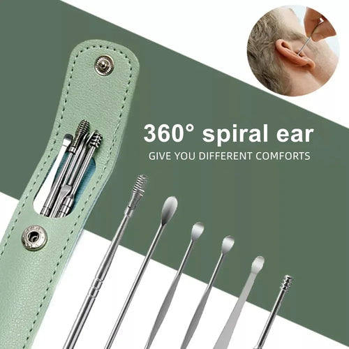 6PCS Spiral Ear Cleaning Tool Kit