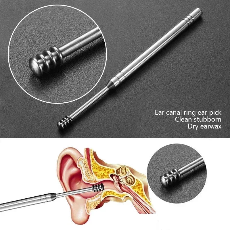 6PCS Spiral Ear Cleaning Tool Kit