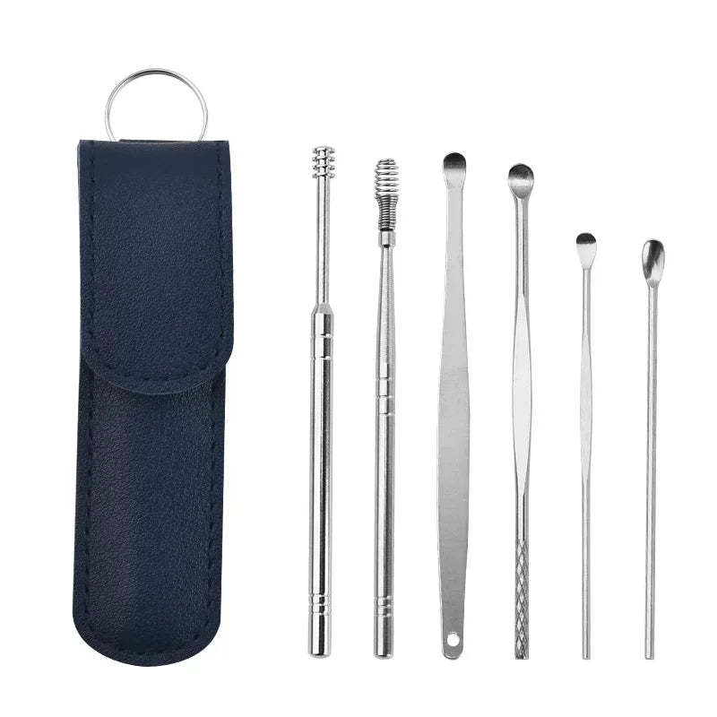 6PCS Spiral Ear Cleaning Tool Kit